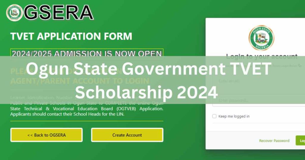 Ogun State Government TVET Scholarship 2024