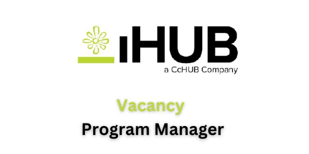 Program Manager at iHUB (Co-creation HUB)