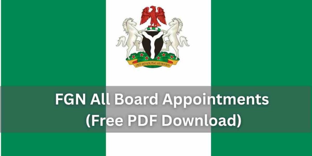 FGN All Board Appointments: Updated Guide for 2025 PDF Download