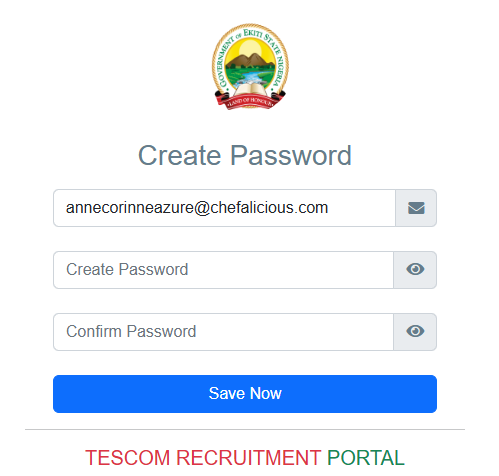 TESCOM Recruitment Portal (Step-by-step application process)