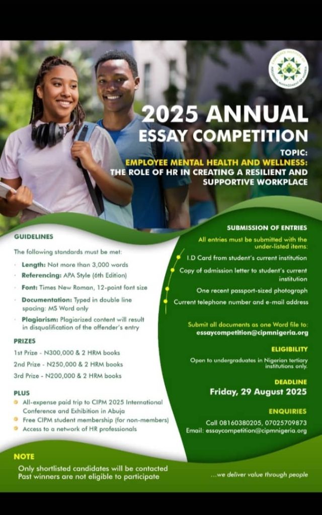CIPM 2025 Annual Essay Competition