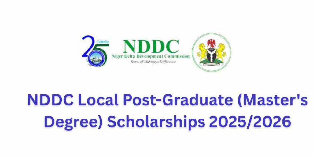 NDDC Local Post-Graduate (Master's Degree) Scholarships 2025/2026