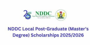 NDDC Local Post-Graduate (Master's Degree) Scholarships 2025/2026