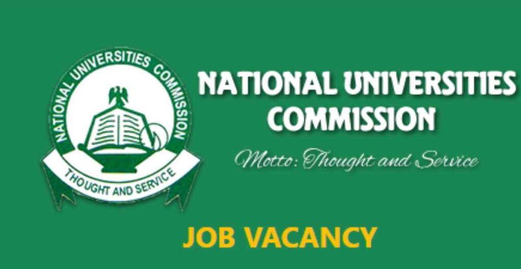 Trainee/Officer I (CONTISS 8) at National Universities Commission