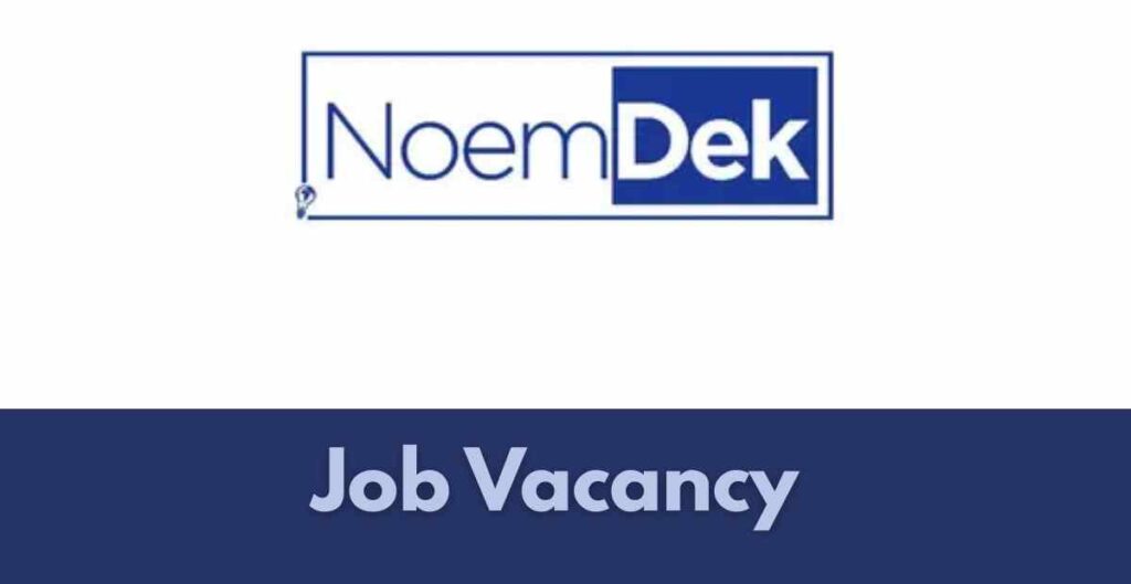 Operations Manager at NoemDek Limited