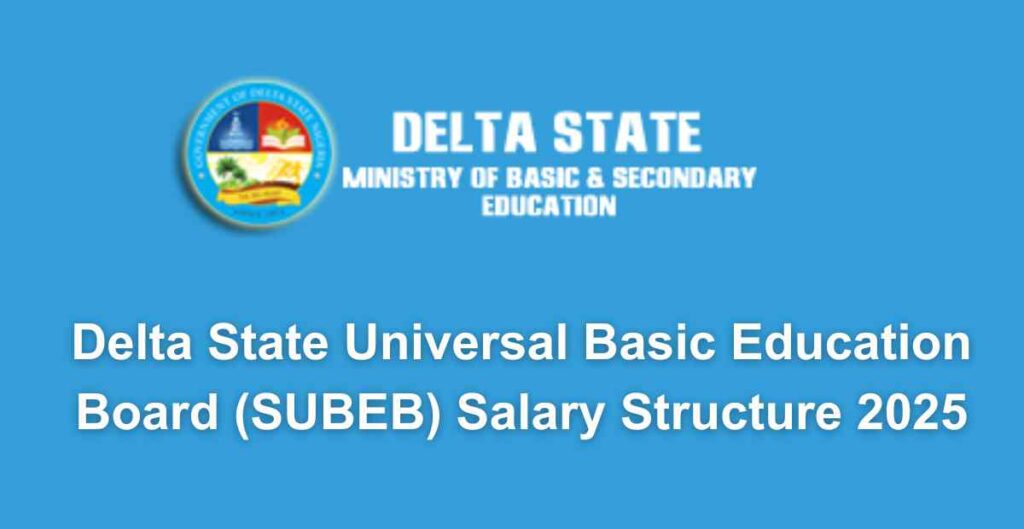 Delta State Universal Basic Education Board (SUBEB) Salary Structure 2025