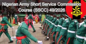 Nigerian Army Short Service Commission Course (SSCC) 49/2026