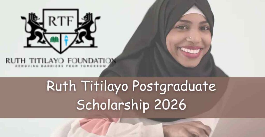 Ruth Titilayo Postgraduate Scholarship 2026