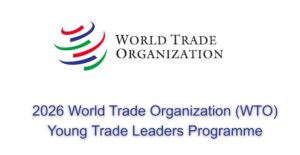 2026 World Trade Organization (WTO) Young Trade Leaders Programme