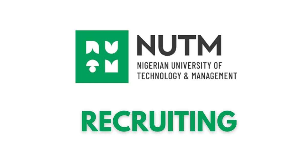 Senior Lecturer, MSc Data Science Program at Nigerian University of Technology and Management (NUTM)