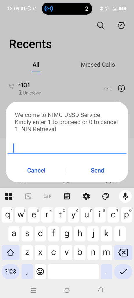 The Universal NIN Code: *346#
