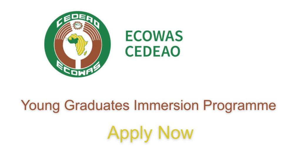 ECOWAS Young Graduates Immersion Programme 2027: Internship for West African Graduates